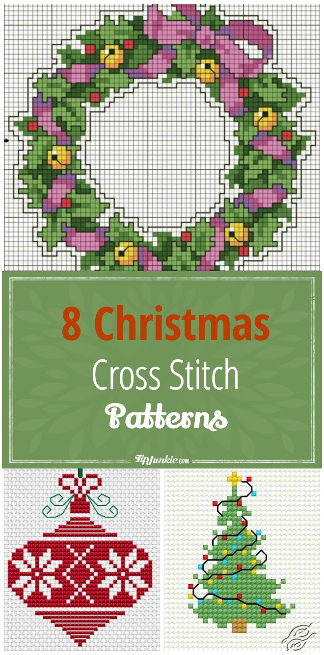 8 Christmas Cross Stitch Patterns – Tip Junkie for Free Printable Christmas Cross Stitch Patterns Online