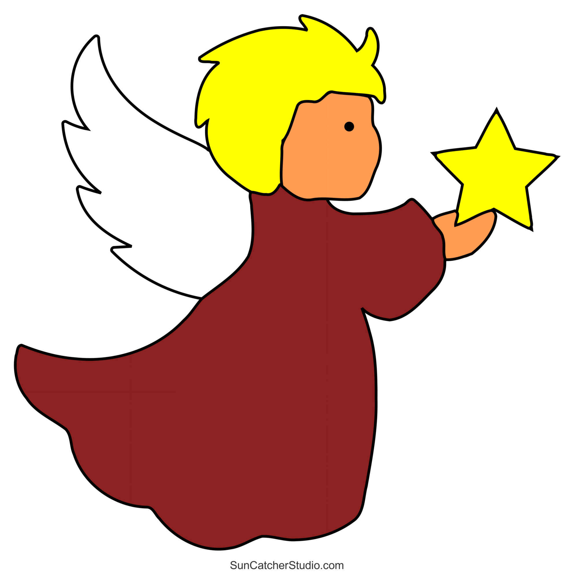 Angel Templates And Stencils (Free Printable Patterns) – Free within Free Printable Christmas Angel Template