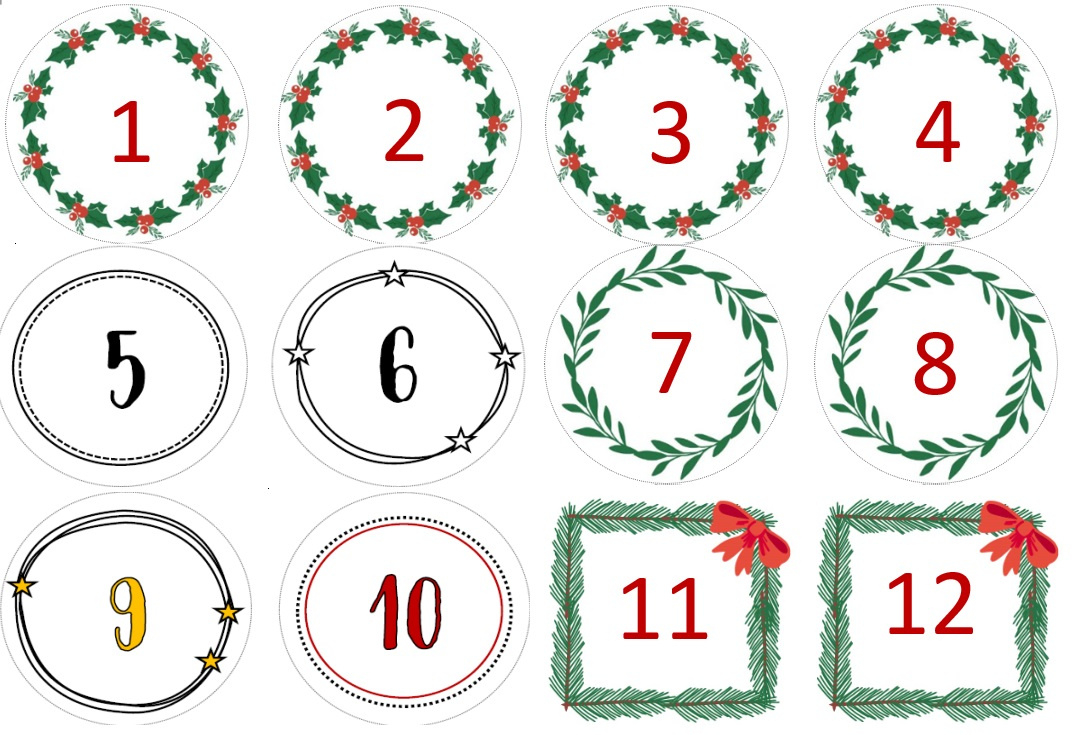 Candy Cane Math Activities And Printable Christmas Number Cards with regard to Christmas Themed Numbers Printable