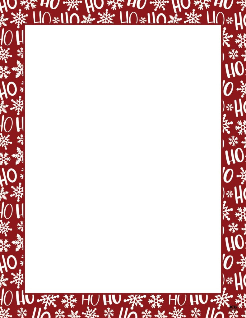Christmas Borders - 60 Free Printable Borders | Printabulls with Printable Christmas Frames For Photos