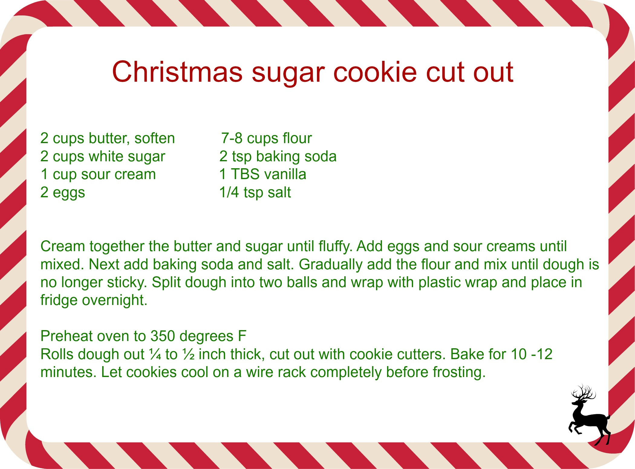 Christmas Cookies – Cupcakes And Sandcastles within Free Printable Christmas Cookie Recipes