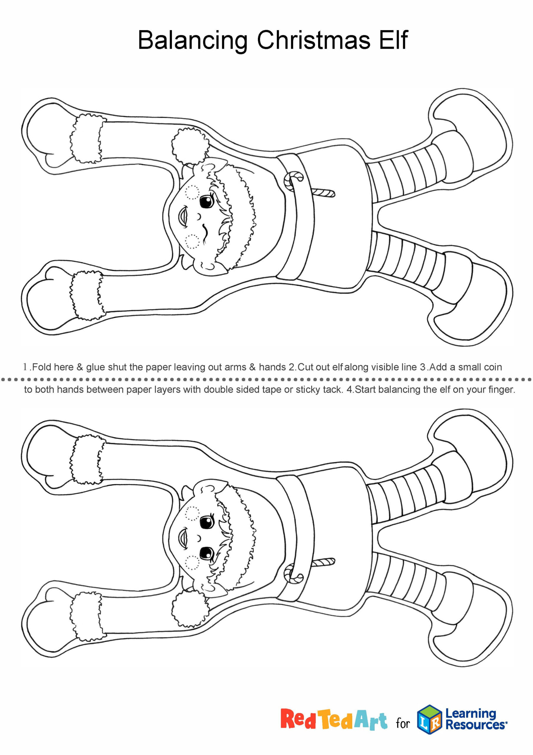 Christmas Elf Craft For Kids | Learning Resources Uk inside Free Printable Preschool Christmas Crafts