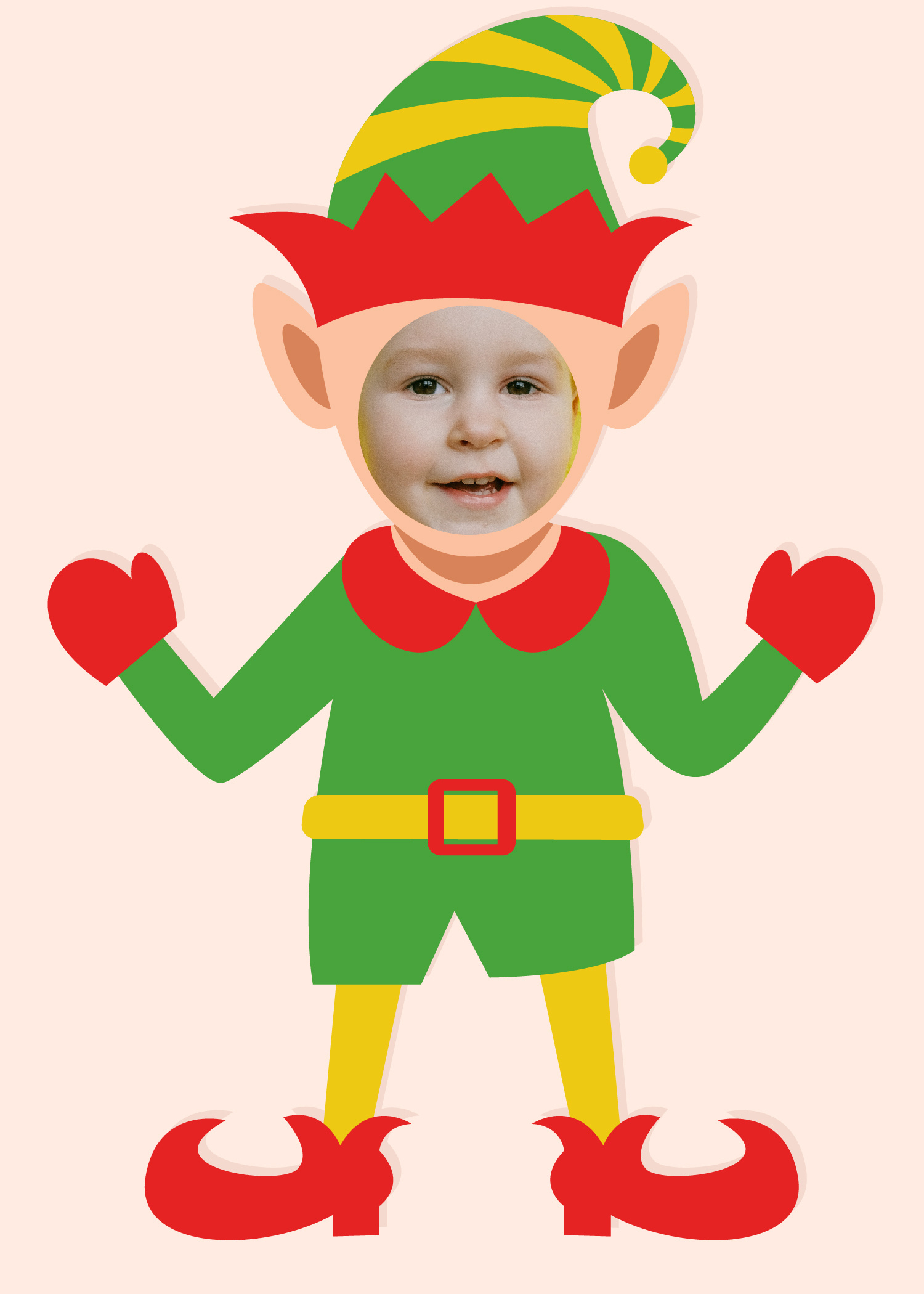 Christmas Elf Template For Photo In Jpg, Png, Psd, Svg - Download within Free Christmas Elf Printable