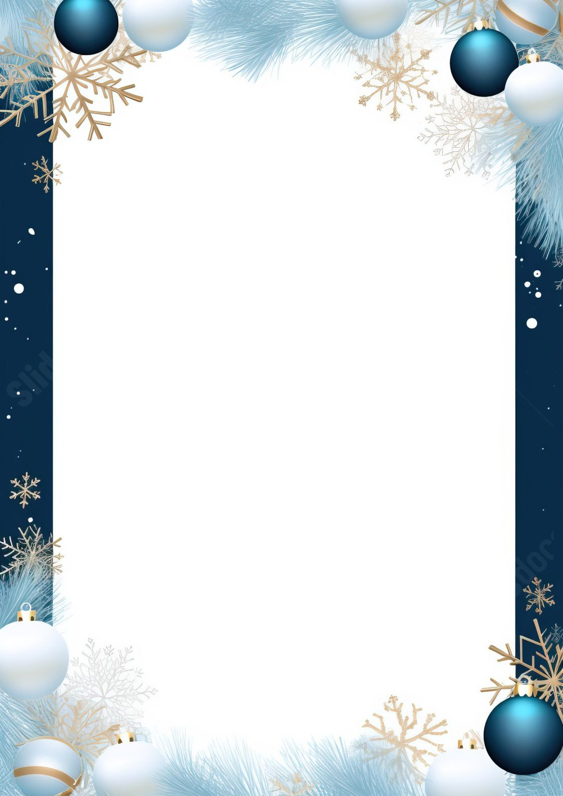 Christmas Frame Page Border And Printable Background In Word for Free Printable Christmas Photo Frames