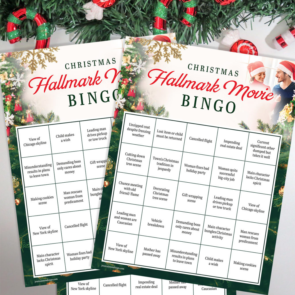 Christmas Hallmark Movie Bingo - All The Clichés Turned Into A Fun with Hallmark Christmas Movie Bingo Printable Free