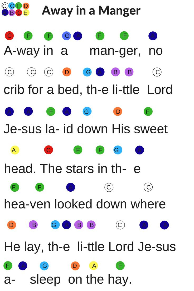 Christmas Hand Bell Music Ebook- 7 Song Sheets- Poster And Letter within Free Printable Christmas Handbell Music