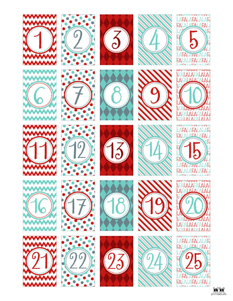 Christmas Numbers | Printabulls intended for Free Printable Christmas Numbers 1-50