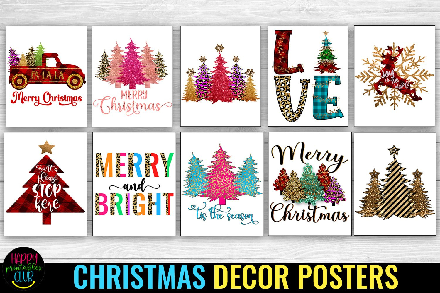Christmas Posters Bundle - Winter Bulletin Board Posters pertaining to Printable Christmas Decorations For Classroom