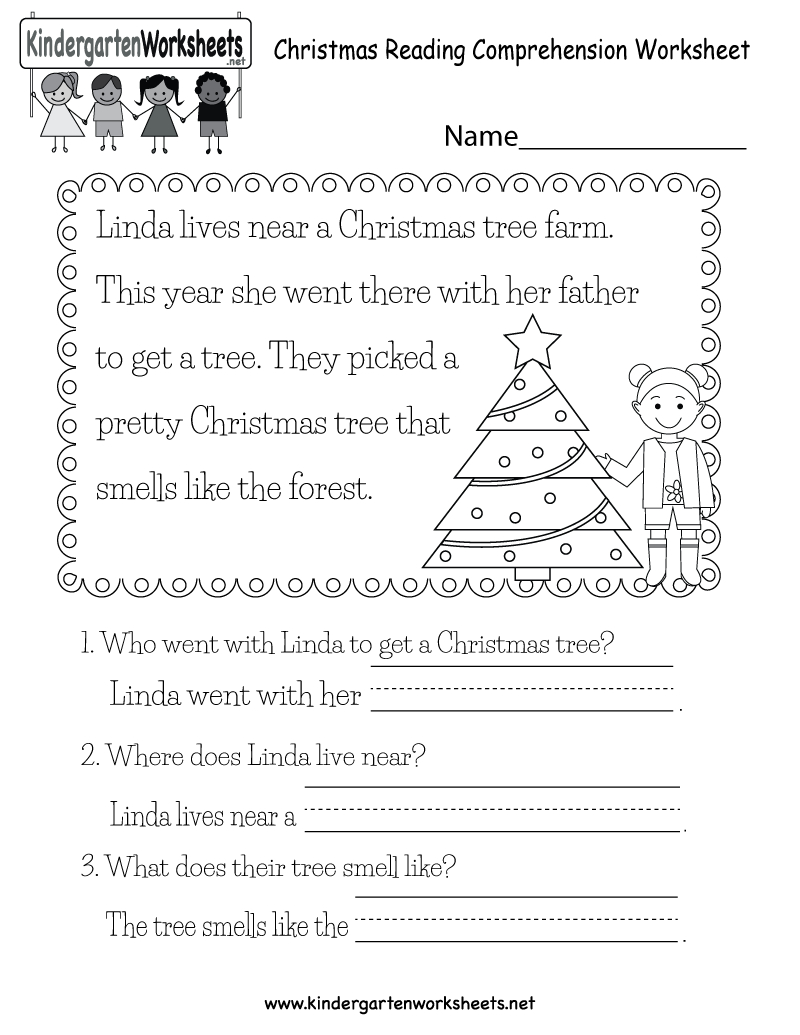 Christmas Reading Worksheet - Worksheets Library in Free Printable Christmas Reading Comprehension Worksheets