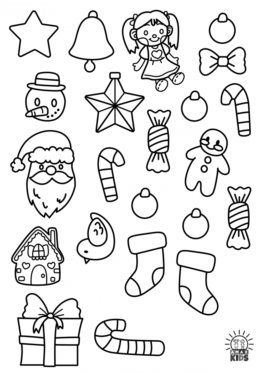 Christmas Tree Decoration – Printable Cut And Paste Worksheets For within Decorate a Christmas Tree Printable