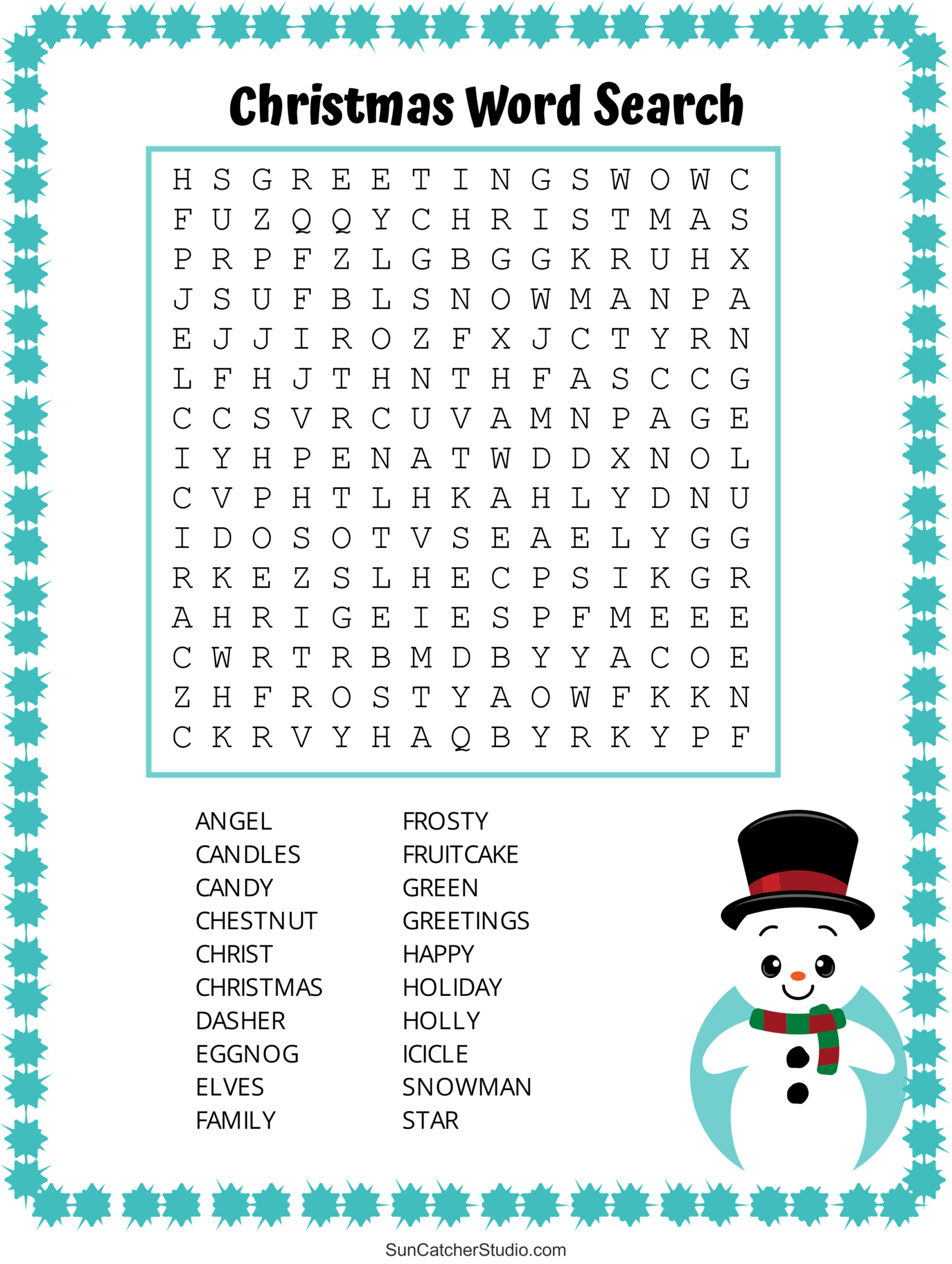 Christmas Word Search (Free Printable Pdf Puzzles) – Free throughout Free Printable Christmas Word Search Puzzles Adults
