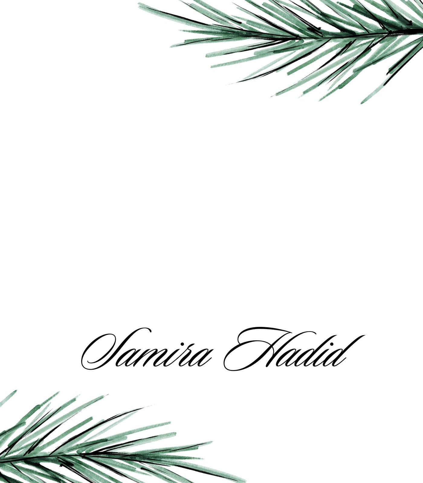 Customize 79+ Christmas Place Card Templates Online - Canva within Printable Christmas Name Card