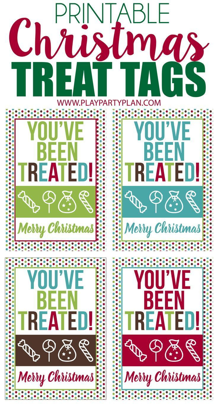 Database Error in Christmas Treat Bag Toppers Free Printable