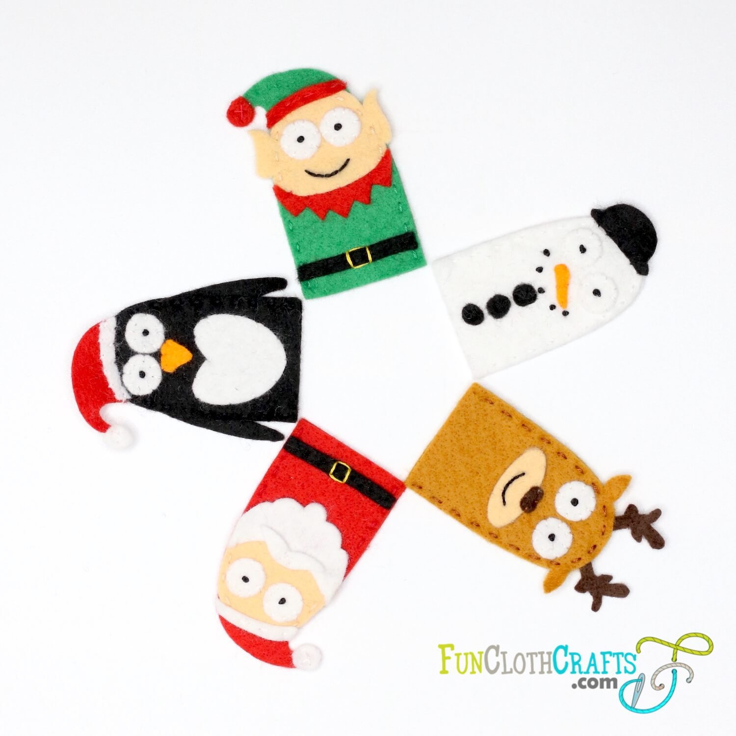 Diy Christmas Finger Puppets (Free Patterns) | Fun Cloth Crafts regarding Free Printable Christmas Finger Puppets