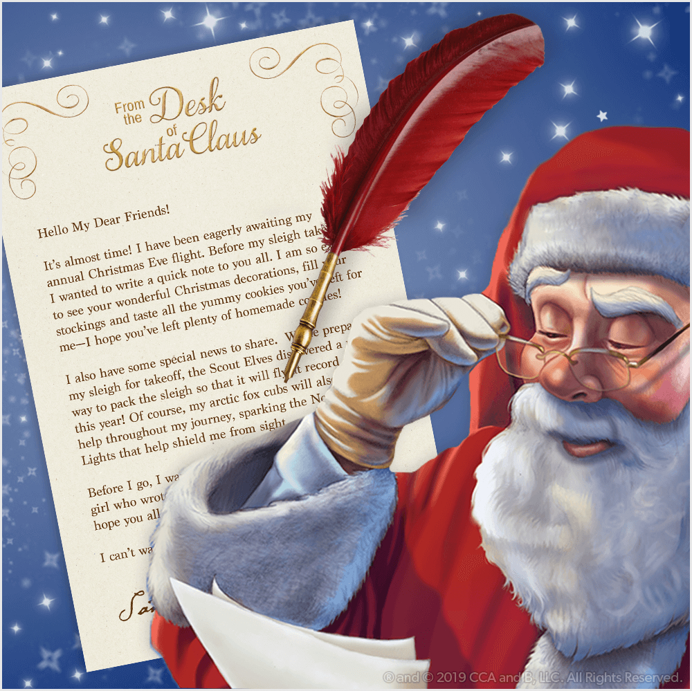 Download A Free, Printable Letter From Santa | The Elf On The Shelf within Printable Christmas Letter From Santa