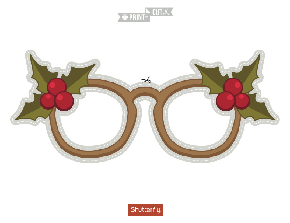 Download All Our 65 Fun Free Printable Christmas Photo Booth Props with Free Printable Christmas Photo Booth Props