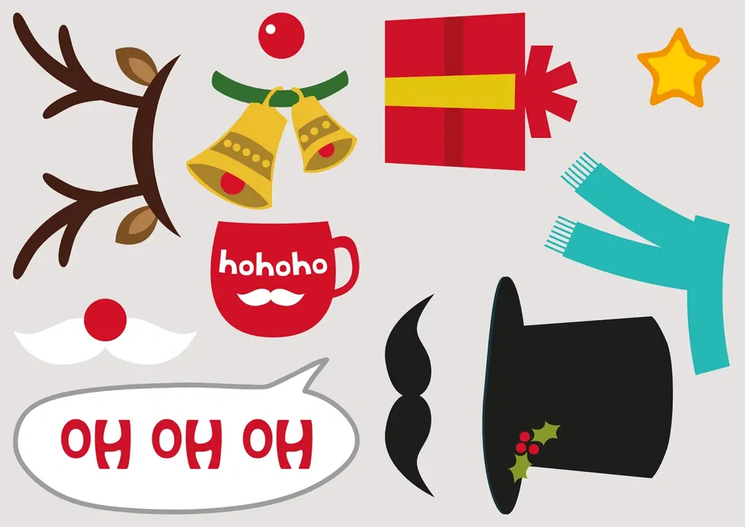 Download Our Free Christmas Photo Booth Props | Photobox pertaining to Printable Christmas Photo Booth Props