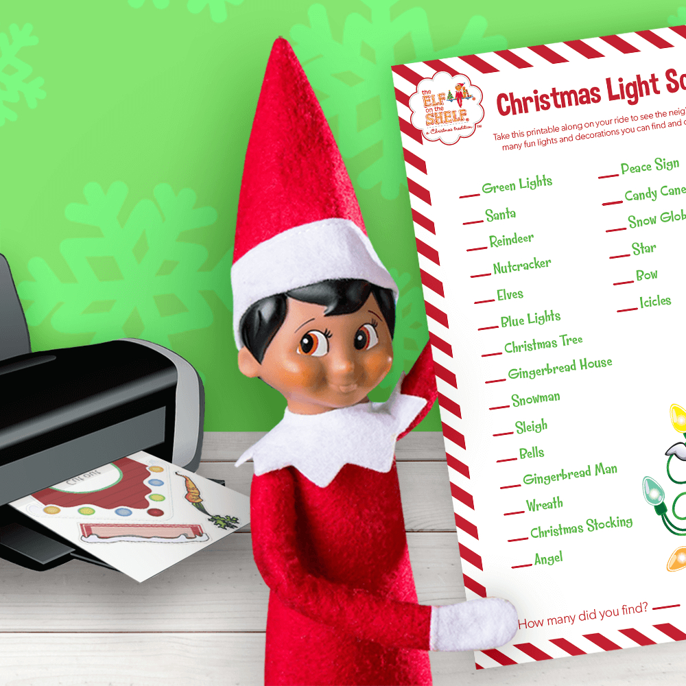 Download These 10 Free Printables For Your Scout Elf | The Elf On in Free Christmas Elf Printable