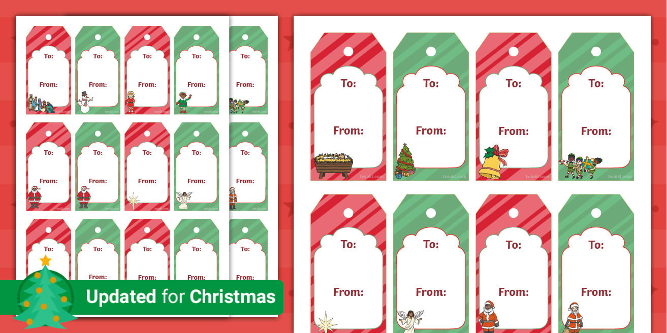 Editable Christmas Gift Tags pertaining to Printable Children&amp;amp;#039;s Christmas Gift Tags