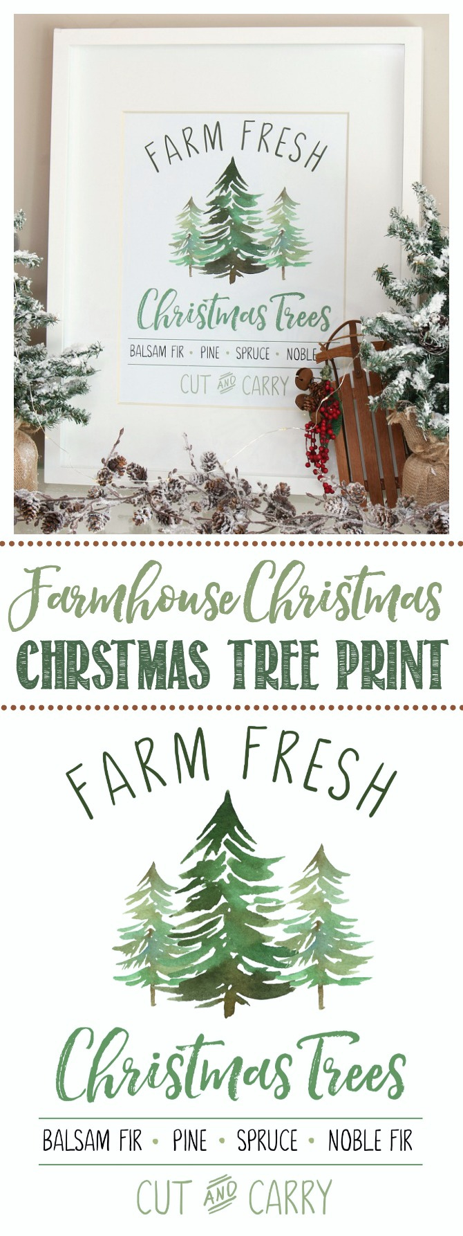 Farm Fresh Christmas Trees Free Christmas Printable - Clean And inside Christmas Tree Farm Printable Free