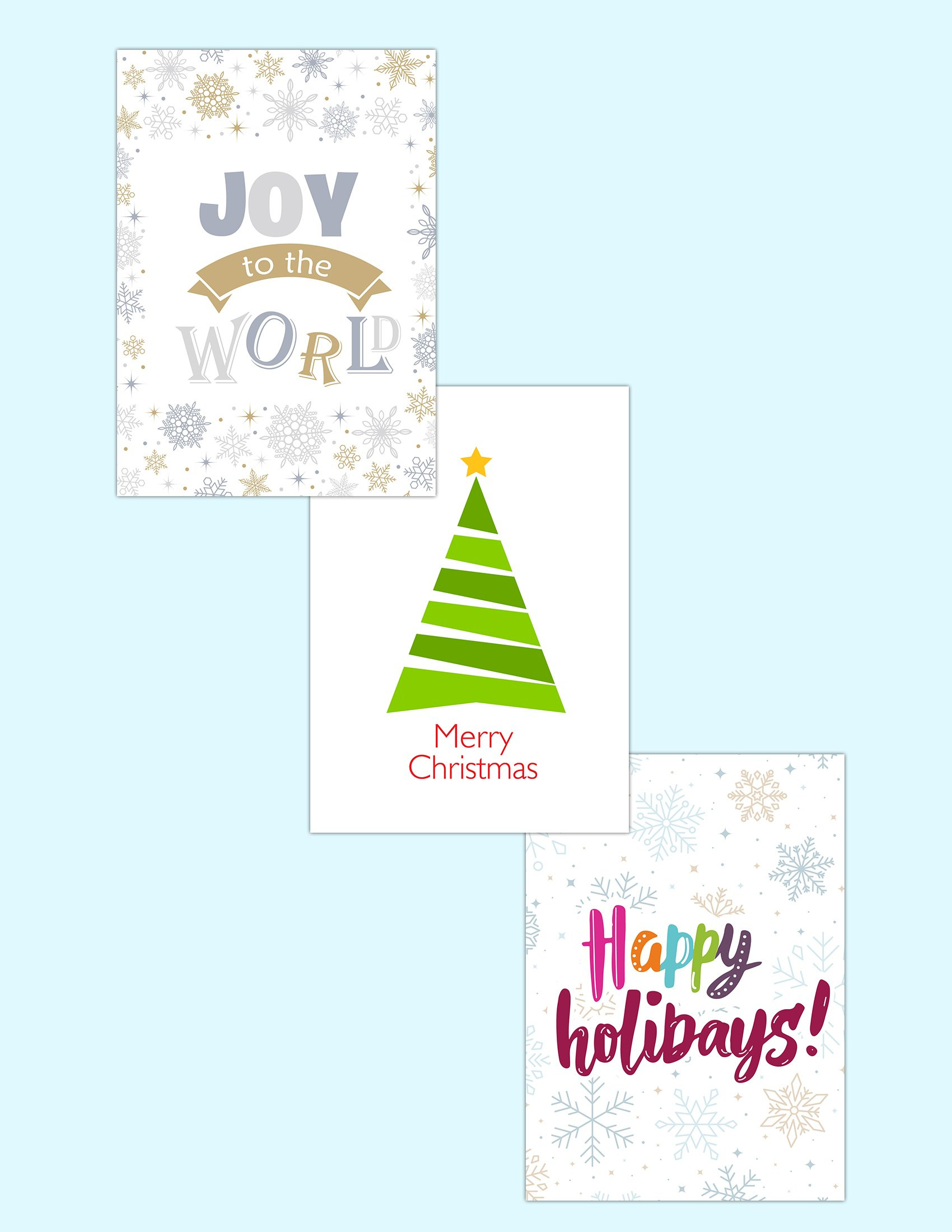 Folding Free Printable Christmas Cards (Pdf Downloads) intended for Foldable Christmas Card Printable Free