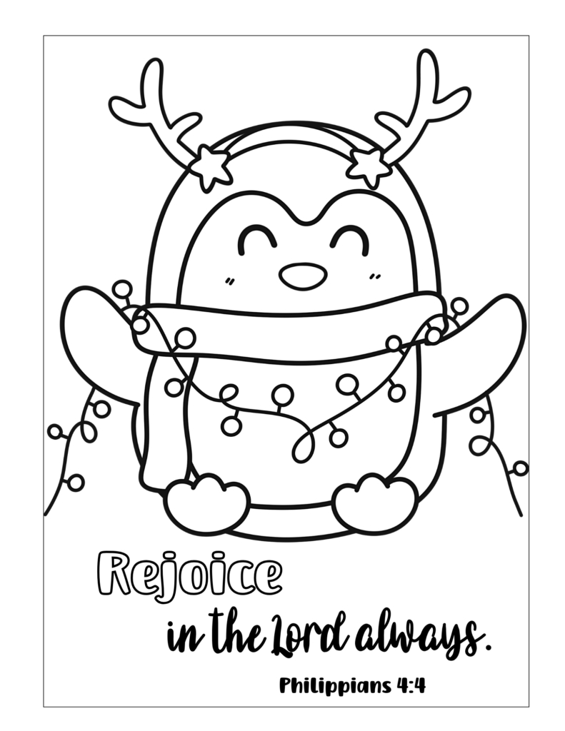Free Christian Christmas Coloring Pages - Out Upon The Waters with Free Christian Christmas Printable