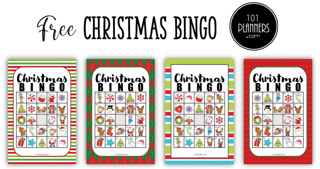 Free Christmas Bingo Printable intended for Free Printable Christmas Bingo Card Generator