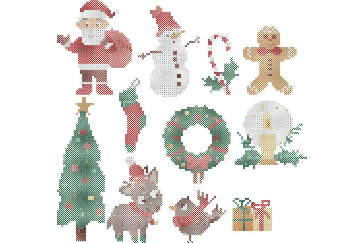 Free Christmas Cross Stitch (80 + Pdf Patterns) - Craft With throughout Free Printable Christmas Cross Stitch Patterns Online