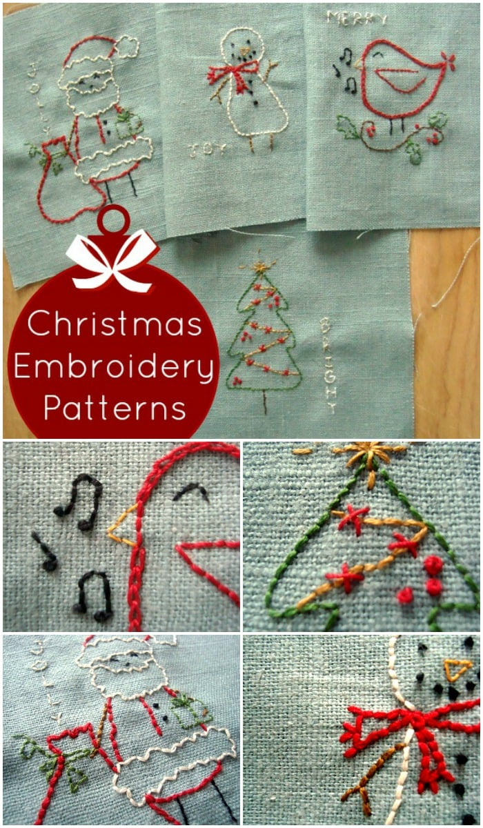 Free Christmas Embroidery Designs Snowman, Santa, Bird, And regarding Free Printable Paper Pricking Patterns Christmas