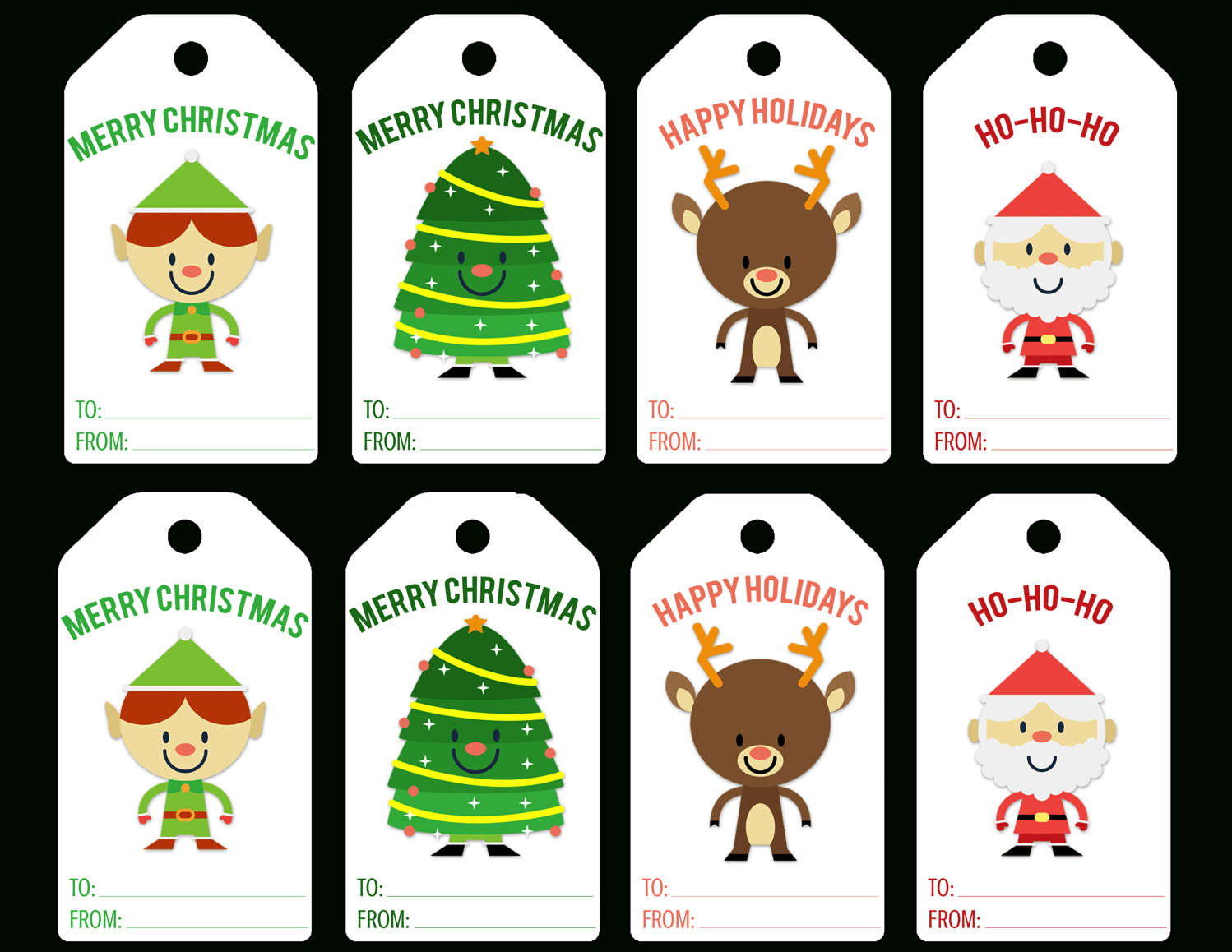 Free Christmas Gift Tag Printable • Really, Are You Serious? inside Free Printable to From Christmas Tags