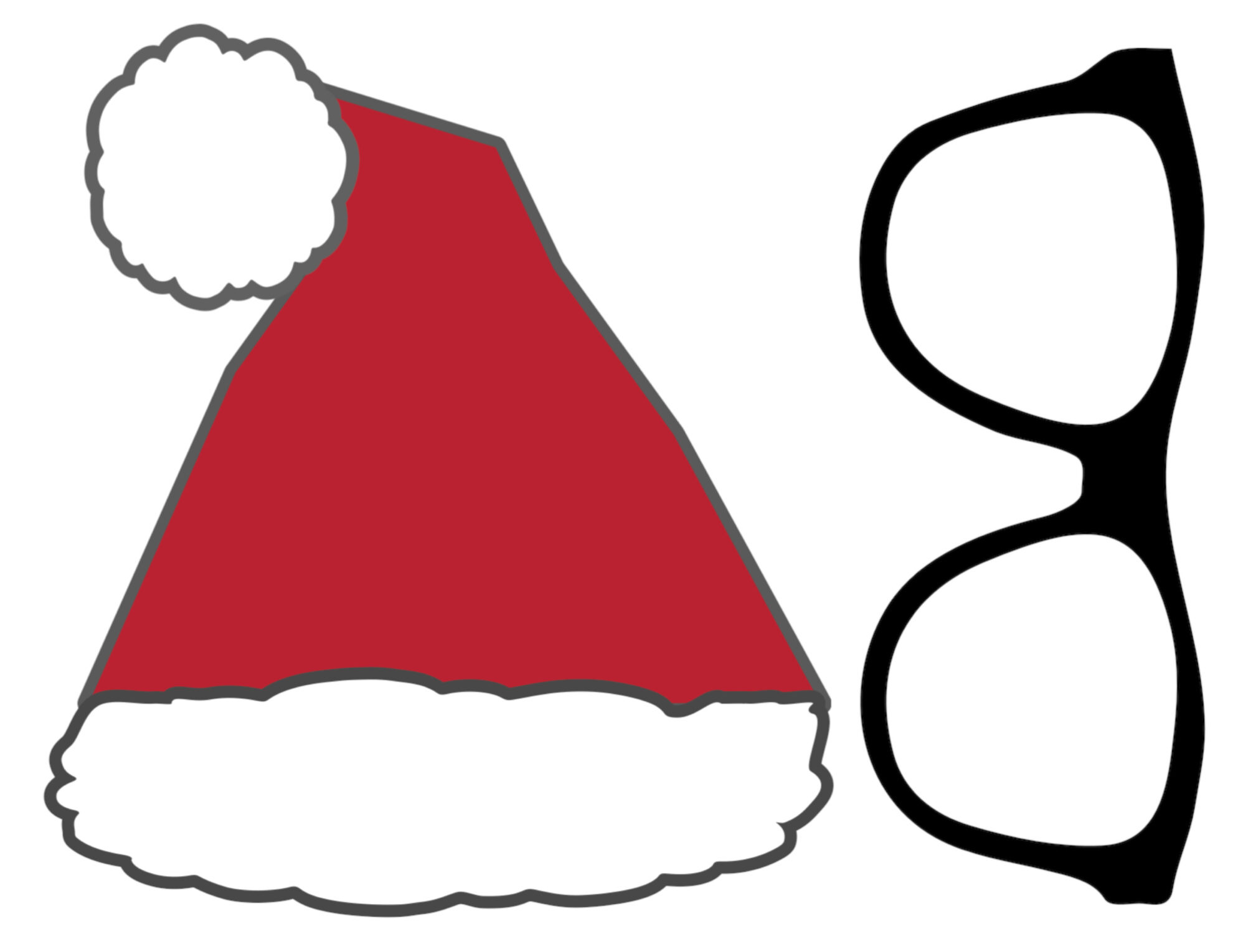 Free Christmas Photo Booth Props Printable - Paper Trail Design inside Printable Christmas Photo Booth Props