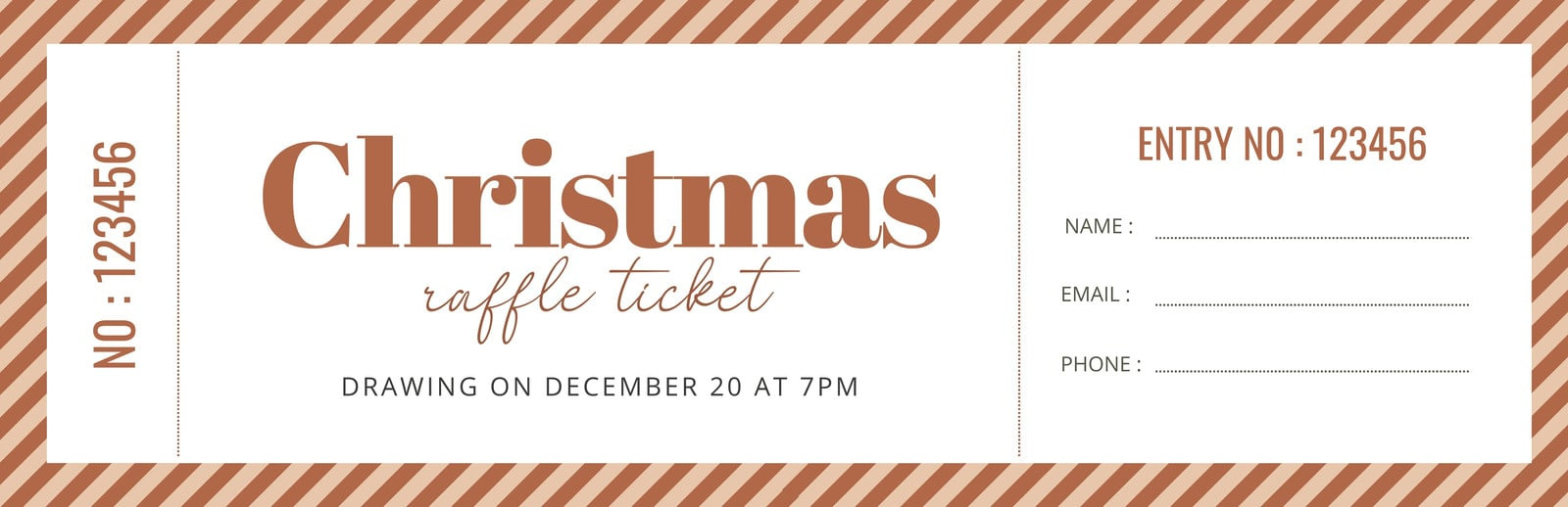 Free Christmas Ticket Templates To Edit And Print | Canva pertaining to Free Printable Christmas Tickets