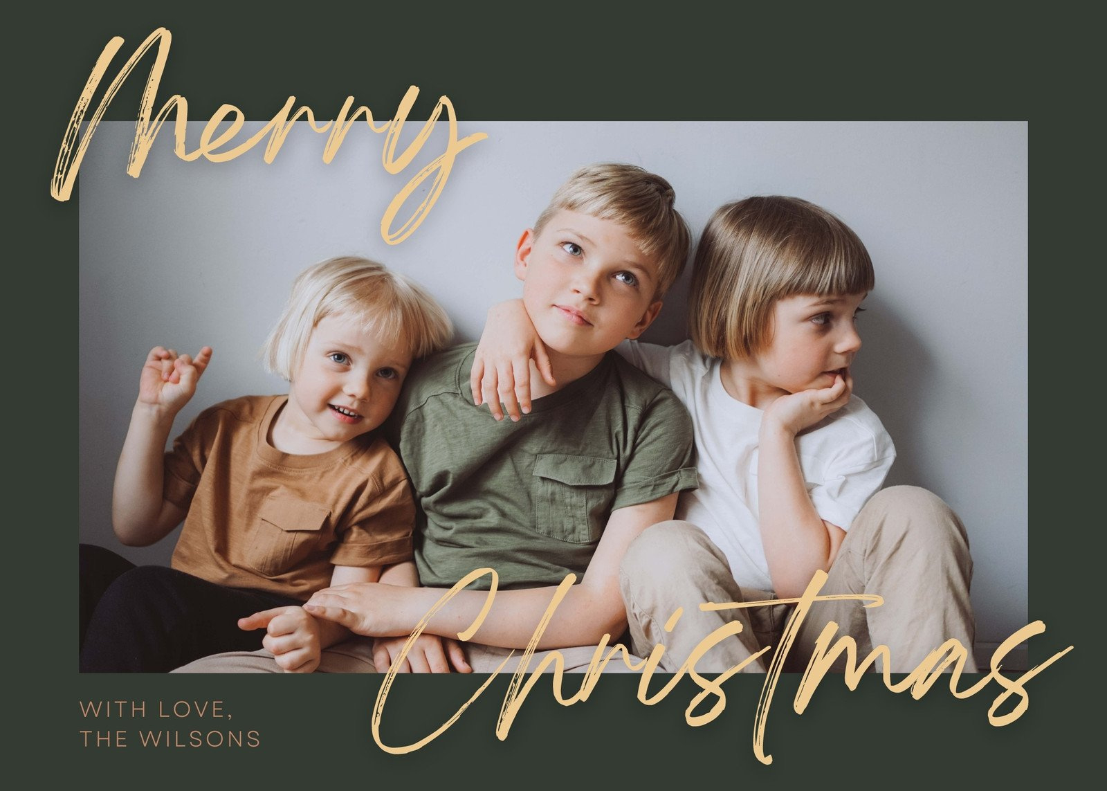 Free Custom Printable Christmas Card Templates | Canva with regard to Personalized Christmas Card Printable Free