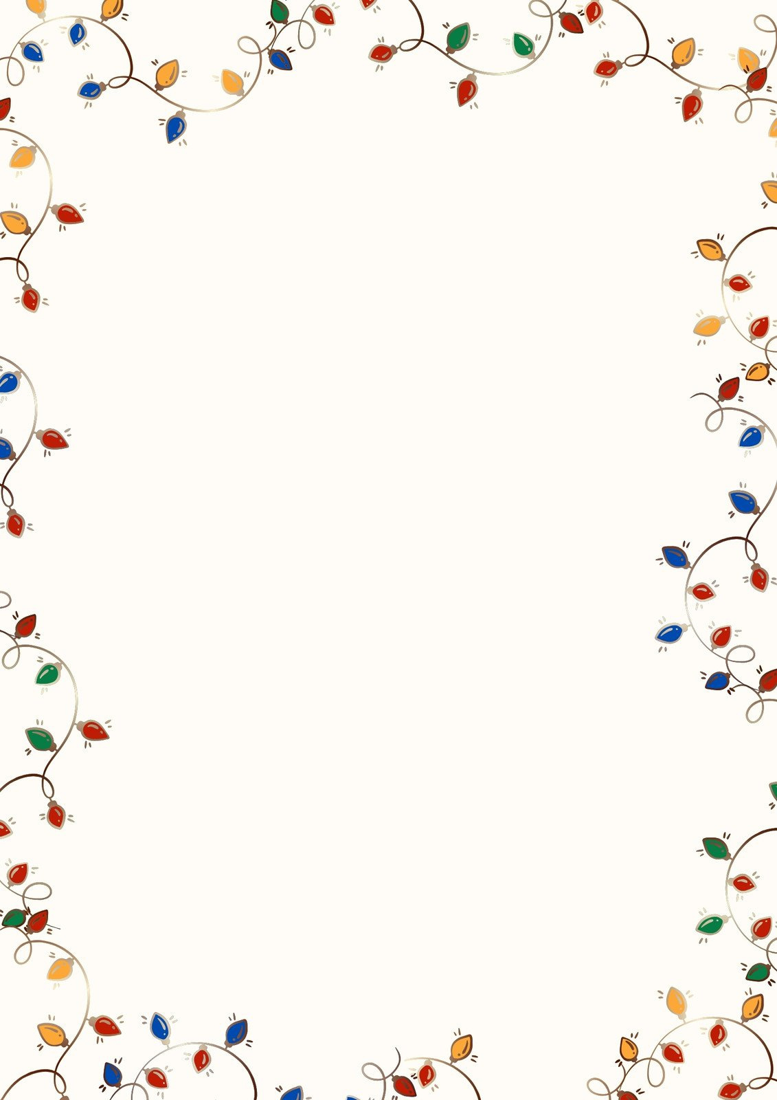 Free Customizable Christmas Page Border Templates | Canva with Printable Christmas Page Border