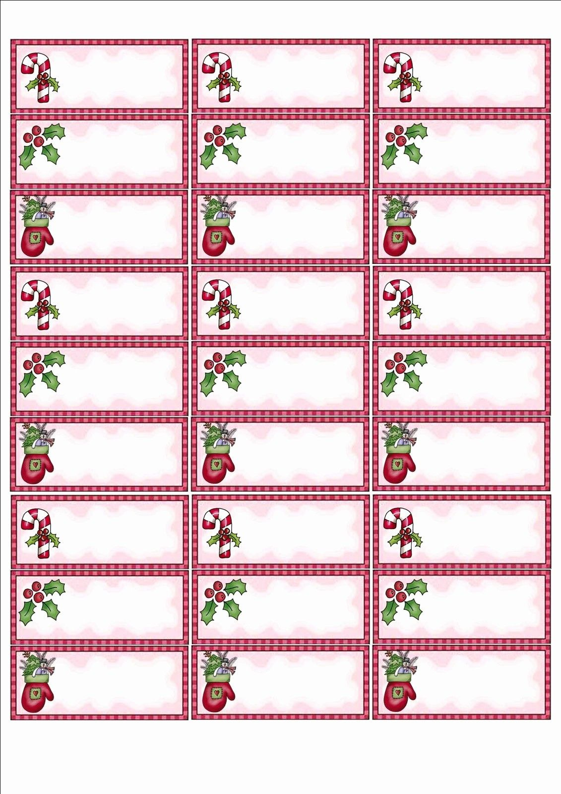 Free Free Printable Christmas Address Labels Templates, Download inside Free Printable Christmas Gift Labels Avery 5160