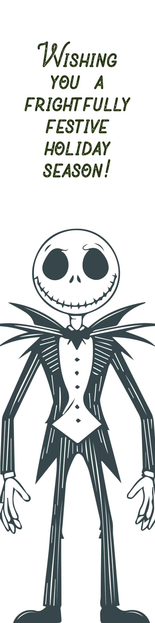 Free Nightmare Before Christmas Bookmark Template To Edit Online for Free Printable Nightmare Before Christmas Bookmarks