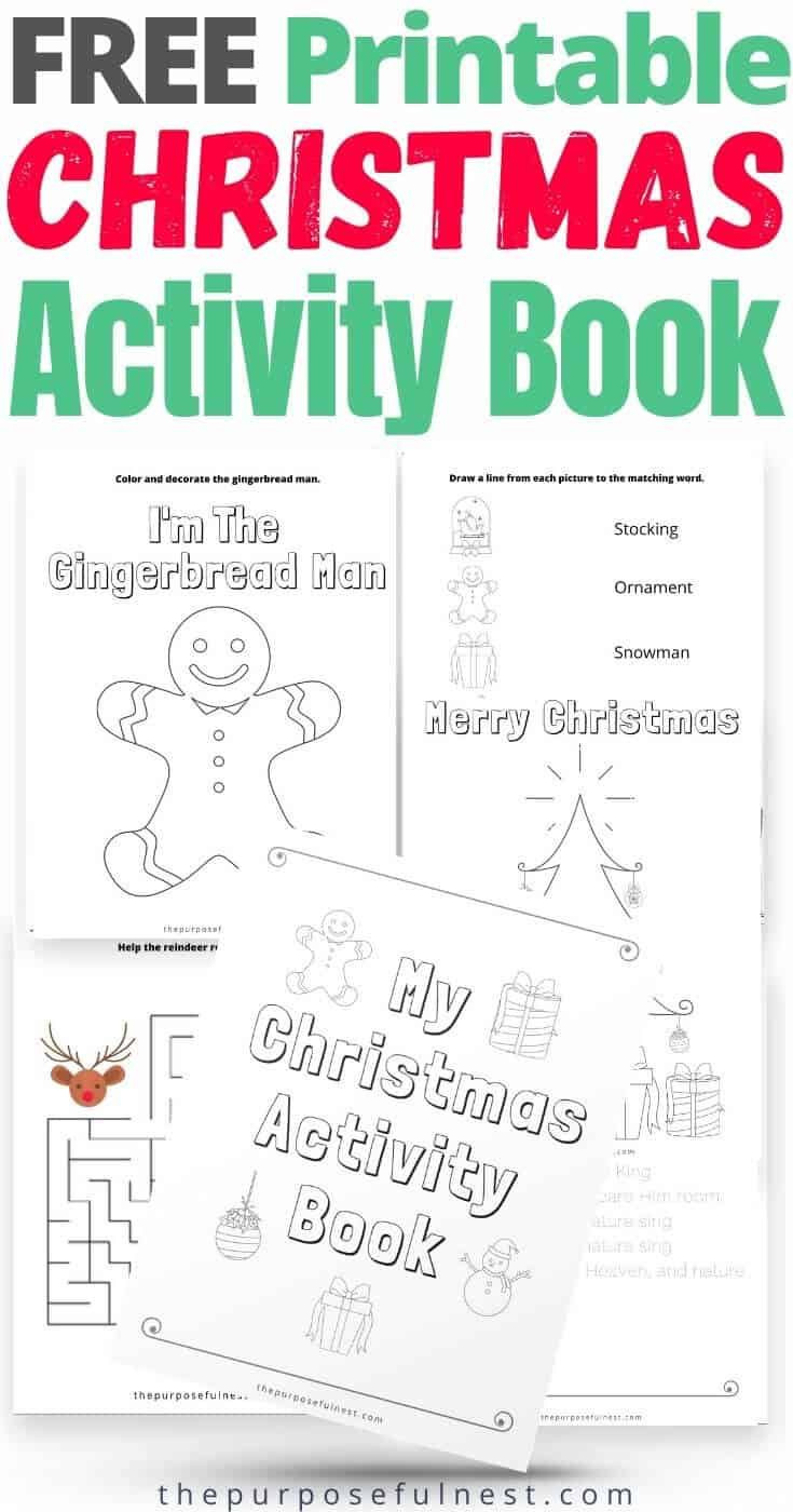 Free Printable Christmas Activity Book For Kids inside Free Printable Christmas Activity Booklet