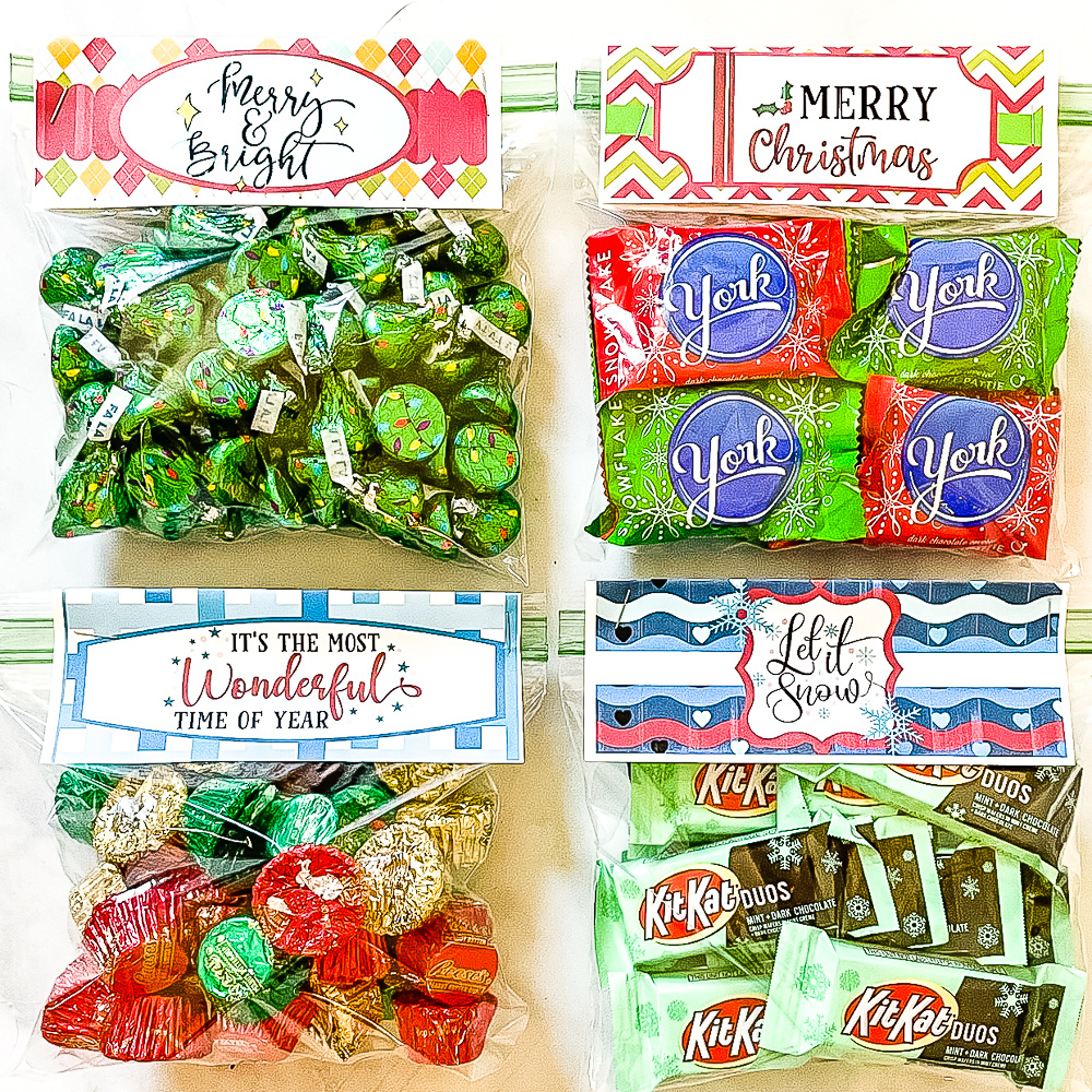 Free Printable Christmas Bag Toppers - Sweet Pea throughout Christmas Treat Bag Toppers Free Printable