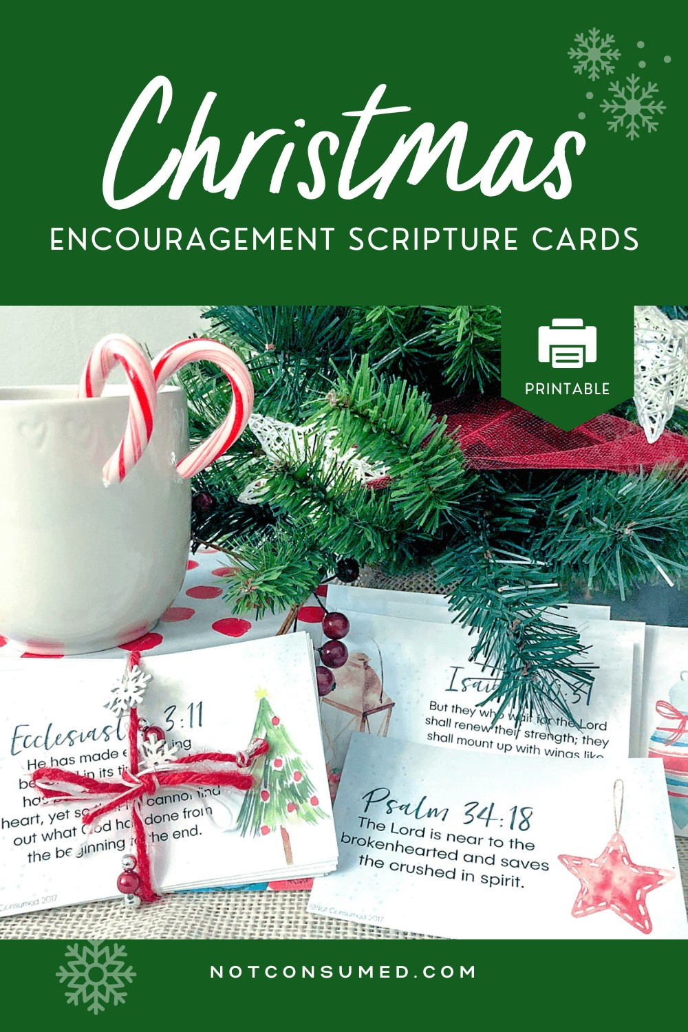 Free Printable Christmas Bible Verses Cards with regard to Free Printable Christmas Scripture Card