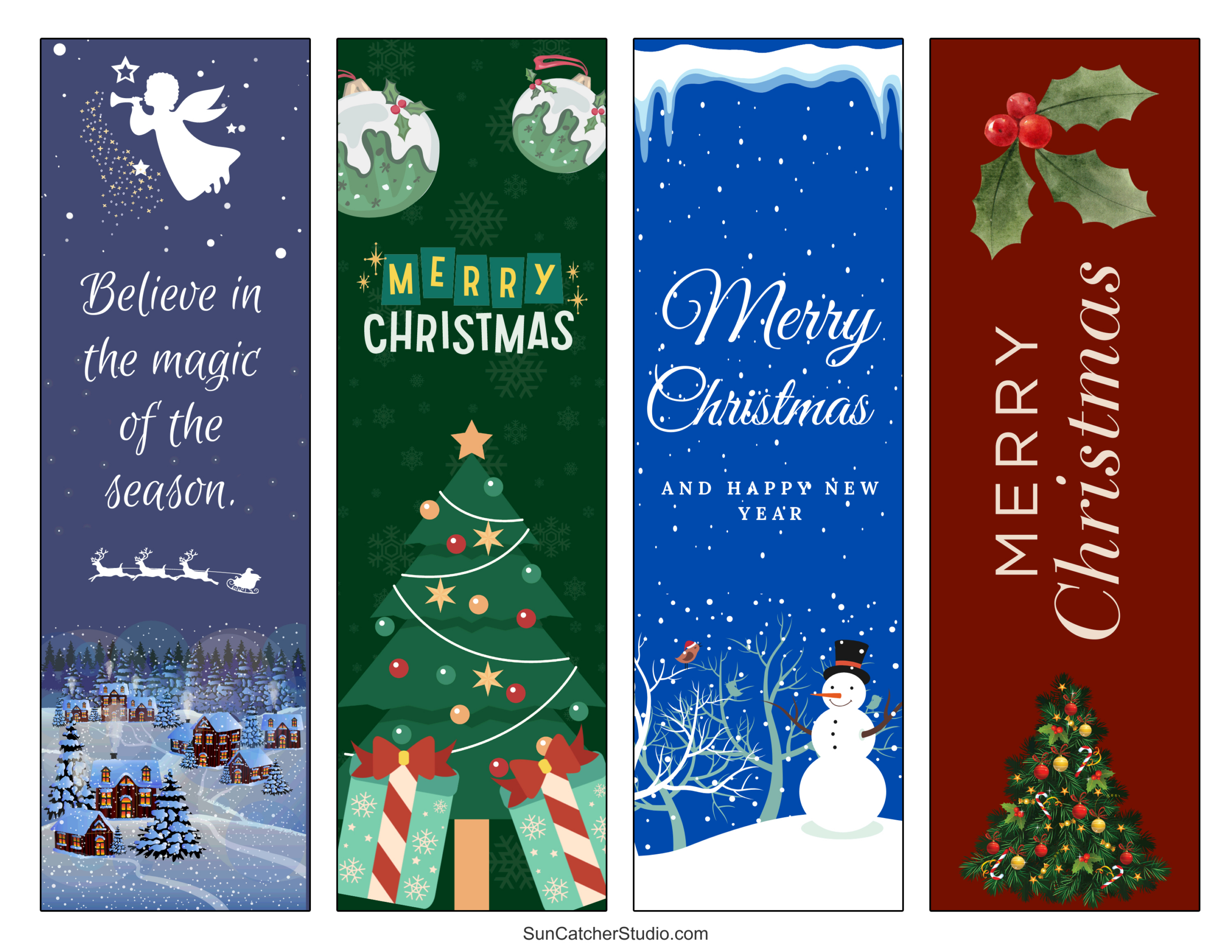 Free Printable Christmas Bookmarks (To Print &amp;amp; To Color) – Free pertaining to Free Printable Religious Christmas Bookmarks