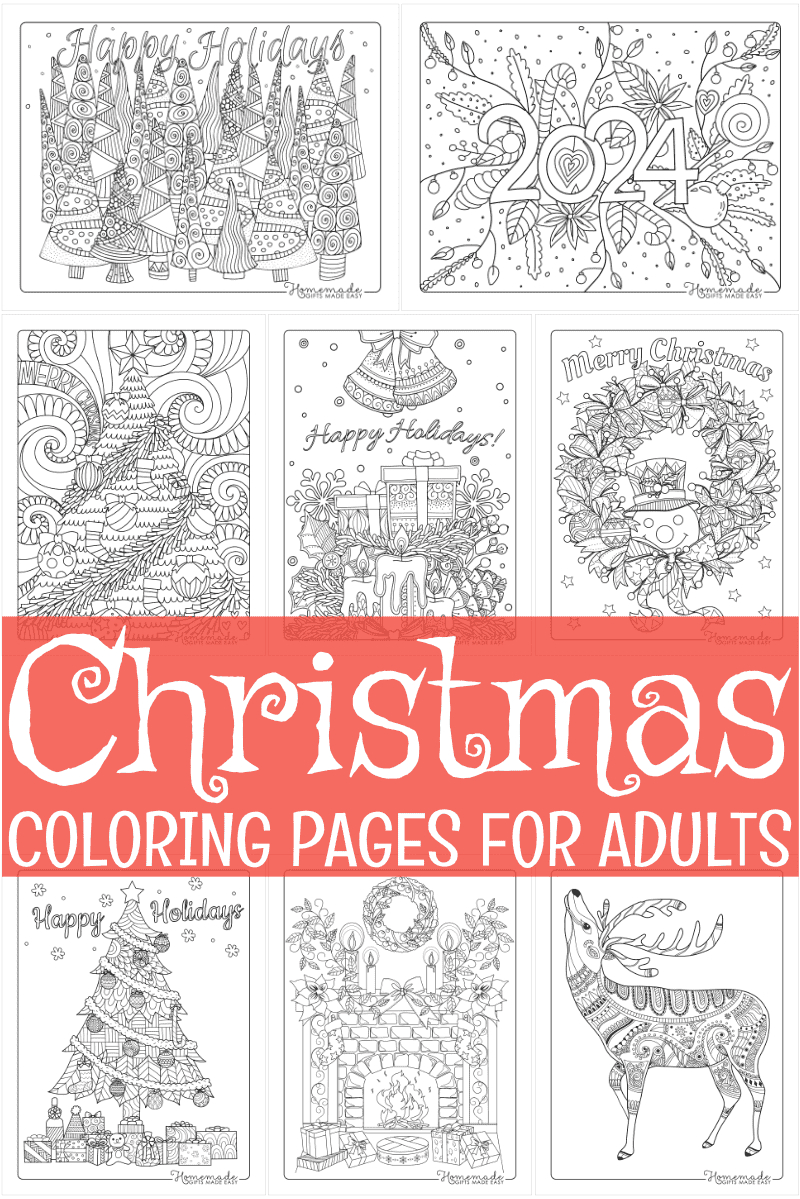 Free Printable Christmas Coloring Pages For Adults inside Free Printable Christmas Images For Adults