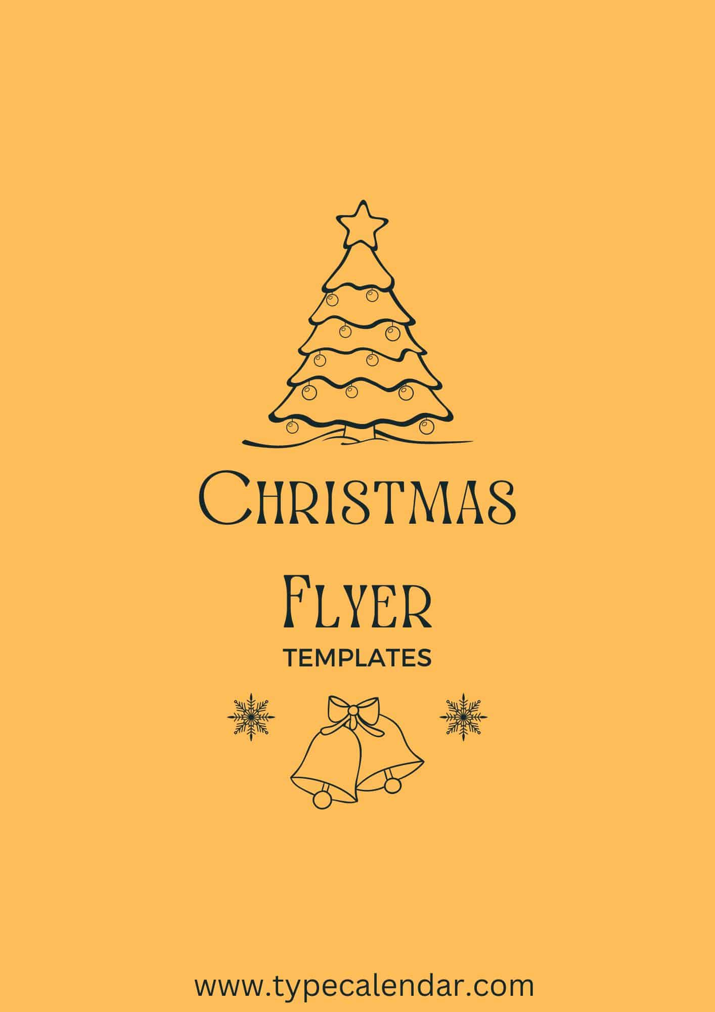 Free Printable Christmas Flyer Templates [Pdf, Word, Psd] in Free Christmas Flyer Templates Printable