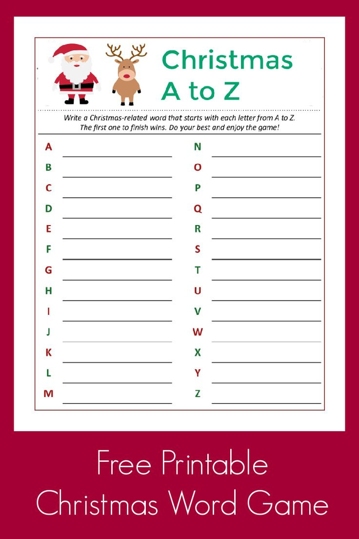 Free Printable Christmas Games At Duckduckgo with Free Printable Christmas Word Games For Adults