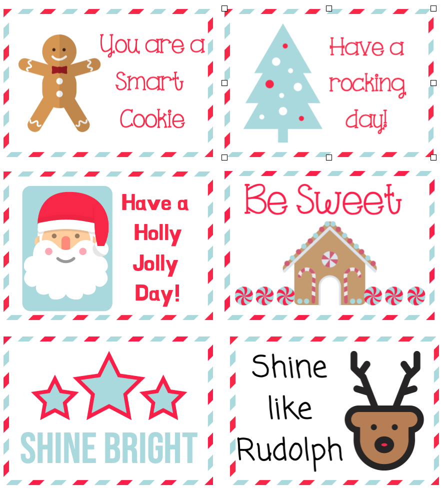 Free Printable Christmas Lunch Notes - Simply Crafty Life intended for Free Printable Christmas Lunchbox Notes
