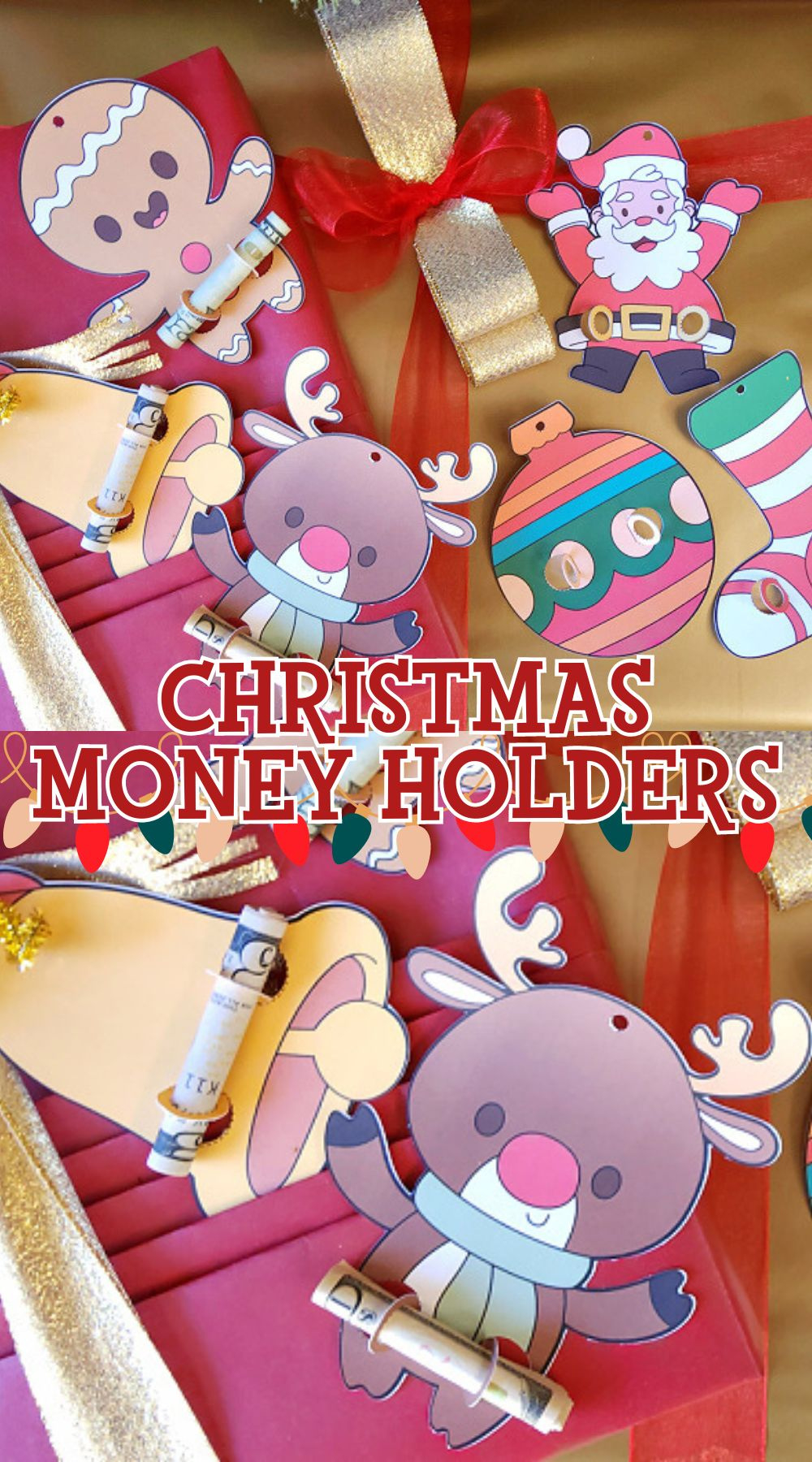 Free Printable Christmas Money Holder Tags - My Pinterventures with Free Printable Christmas Money Card