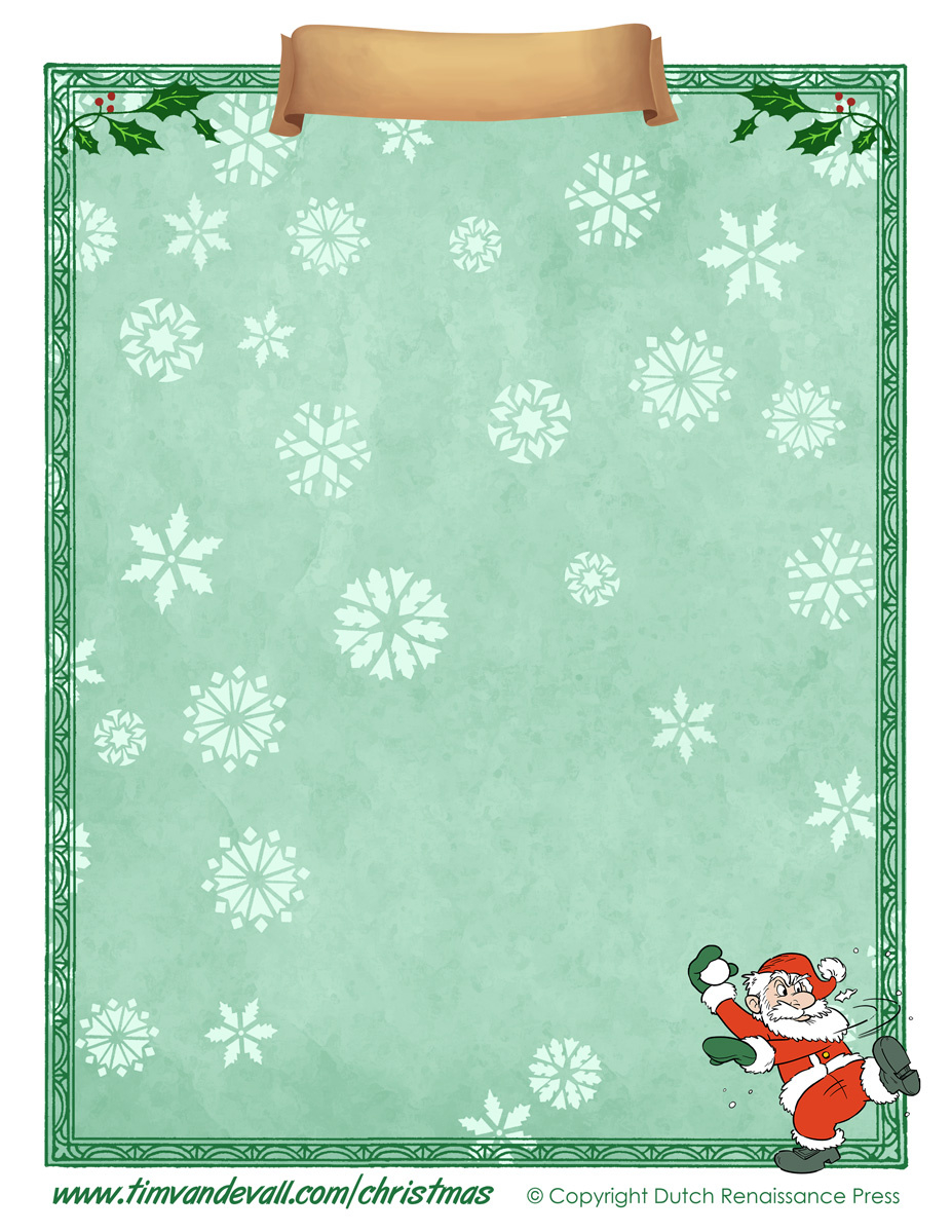 Free Printable Christmas Paper Templates in Free Printable Christmas Paper Templates