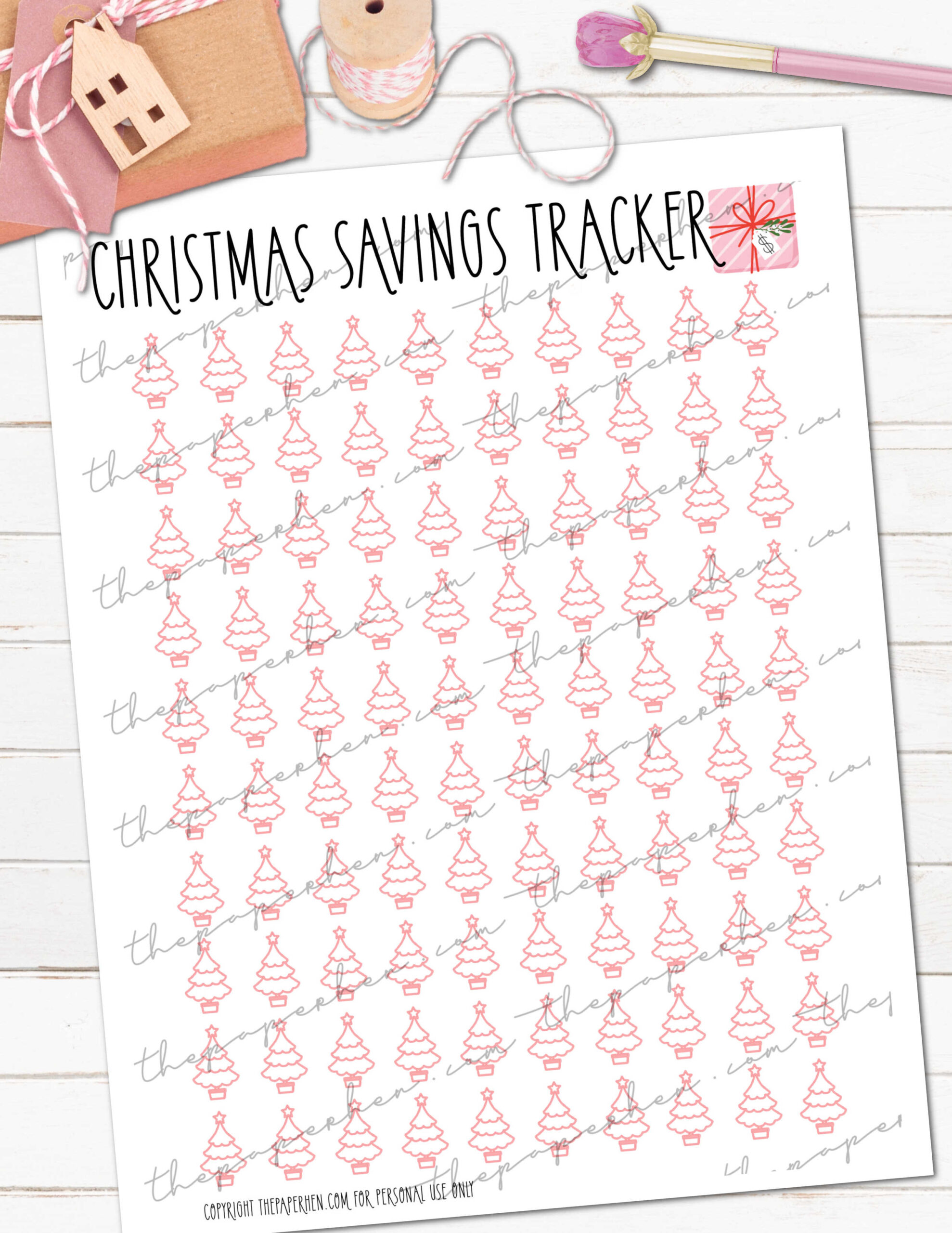 Free Printable Christmas Savings Tracker - A Country Girl&amp;#039;S Life regarding Free Printable Christmas Savings Tracker