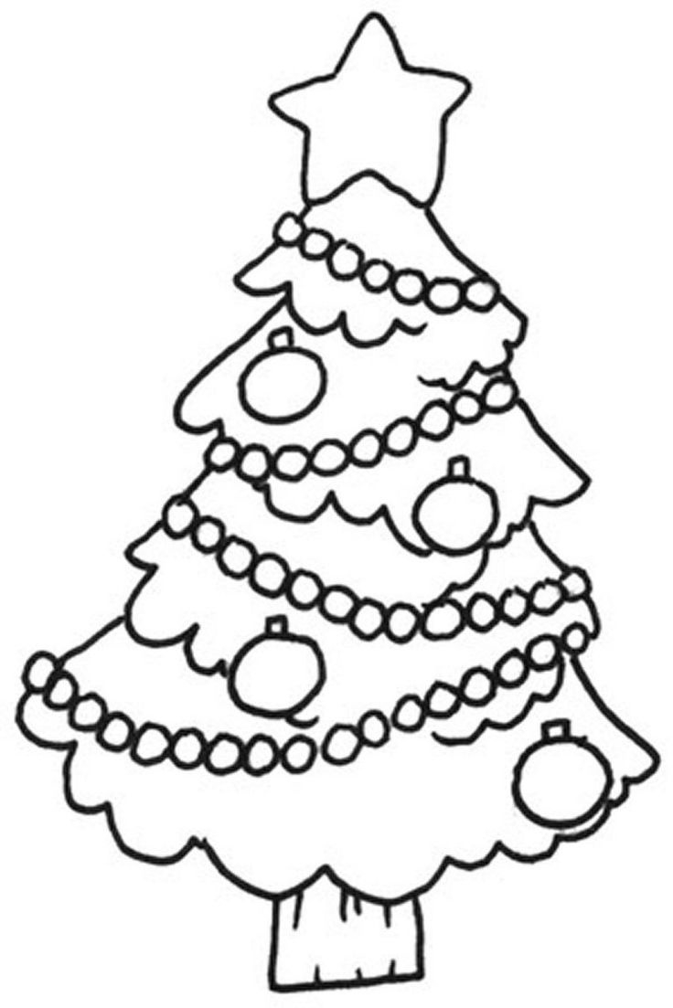 Free Printable Christmas Tree Coloring Pages For Kids intended for Free Printable Christmas Trees to Color