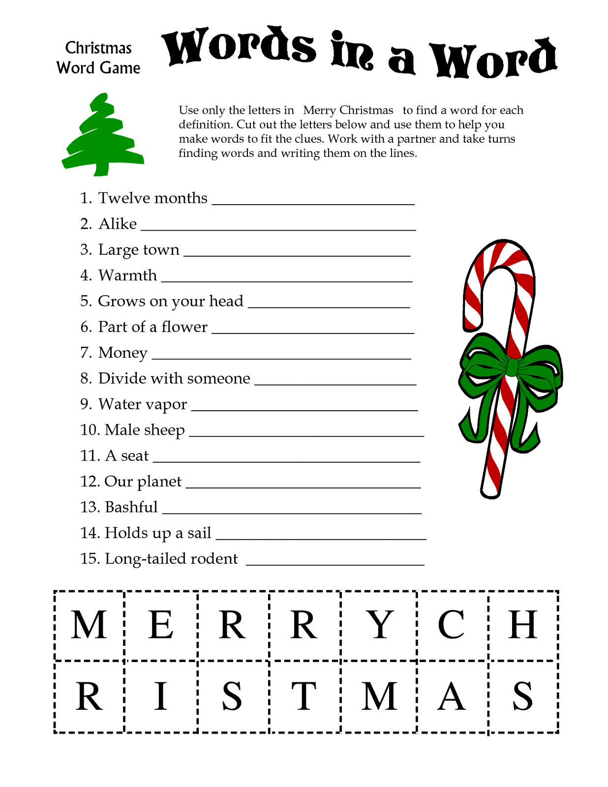 Free Printable Games For Adults - Worksheets Library in Free Printable Christmas Games and Puzzles For Adults