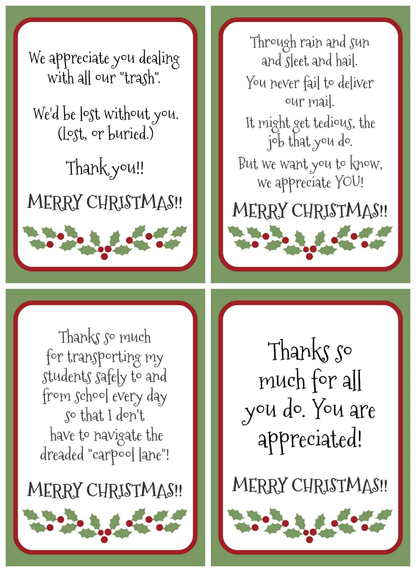 Free Printable Gratitude Christmas Tags - Creationskara with regard to Free Printable Christmas Thank You Tags